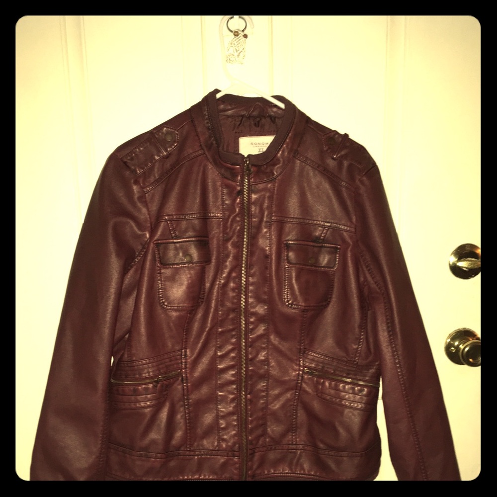 Sonoma Brown Leather Jacket